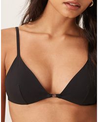 Calvin Klein - Luxe Hardware Triangle Bikini Top - Lyst