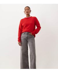 JDY Petite - Felina High Waist Wide Leg Jeans - Lyst