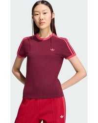 adidas - 3 Stripes Slim Tee - Lyst