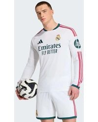adidas Originals - Real Madrid 26/27 Home Authentic Jersey Long Sleeve - Lyst