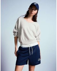 Bershka - Oversize V-Neck Jumper - Lyst