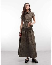 Collusion - Channel Waist Maxi Skirt - Lyst