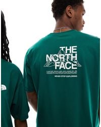 The North Face - Camiseta extragrande con estampado - Lyst