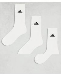 adidas Originals - Adidas Training 3 Pack Crew Socks - Lyst