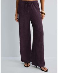 Stradivarius - Flowing Creased-Effect Trousers - Lyst