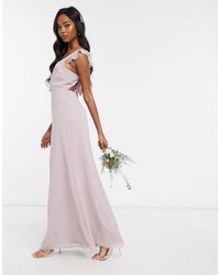 Maids To Measure Bridesmaid Button Front Maxi Dress - Multicolour