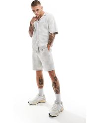 The Couture Club - Knitted Checkerboard Shorts - Lyst