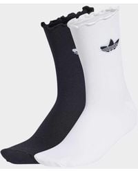 adidas Originals - Set Van 2 Paar Sokken Met Ruches - Lyst