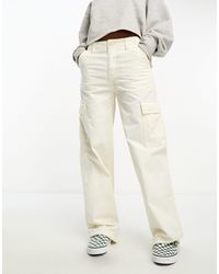 Levi's - '94 - pantaloni ampi cargo crema con tasche - Lyst