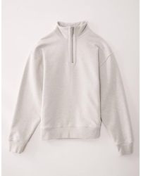 ASOS COLLECTIVE - Oversized Heavyweight Quarter Zip Funnel Sweatshirt - Lyst