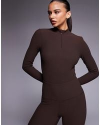 ASOS 4505 Ski & Snow - Asos 4505 Ski Ribbed Fleece Back Base Layer Bodysuit With Thermal Treatment - Lyst