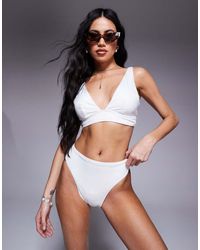 ASOS - Maya Mix And Match High Leg High Waist Bikini Bottoms - Lyst