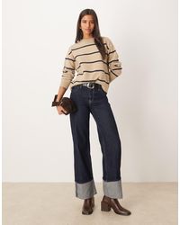 Mango - Crew Neck Jumper - Lyst