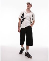 TOPMAN - Bermuda mi-long - délavé moyen - Lyst