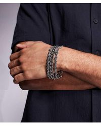 ASOS - Confezione Da 3 Bracciali A Catenina Mista - Lyst
