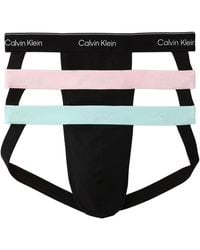 Calvin Klein - Icon Cotton Stretch 3 Pack Jockstraps - Lyst