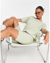 Threadbare - – chloe – set aus shorts und oversized-t-shirt - Lyst