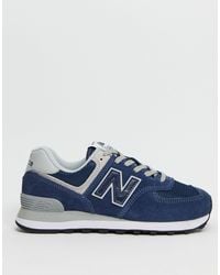 new balance 574 navy womens