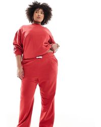 Renee Studio - Plus Exclusive Contrast Tie Waist jogger Co-ord - Lyst