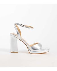 SEQWL Wide Fit - Platform Block Heeled Sandal - Lyst