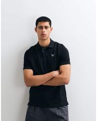 Barbour - Short Sleeve Pique Tailored Logo Polo Shirt - Lyst