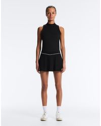 Oysho - Comfortlux High-Rise Piping Mini Skirt - Lyst