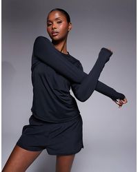 4505 - Nylon Performance Mesh Quick Dry Running Long Sleeve - Lyst