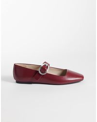 Calvin Klein - Ballerinas mit eckiger spitze - Lyst