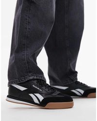 Reebok - Zapatillas De Deporte Negras Y Blancas Con Suela De Goma Campio Xt De - Lyst