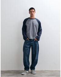 ASOS - Low Rise Slim Barrel Jeans - Lyst