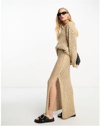 ASOS - Column Knitted Midi Skirt - Lyst