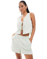 ONLY - Boxer Shorts Co-ord - Lyst