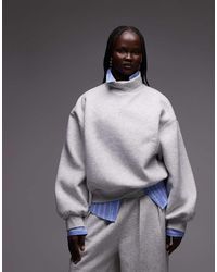 ASOS - Funnel Neck Long Sleeve Co-ord Sweatshirt - Lyst