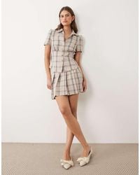 Miss Selfridge - Tailored Mini Skirt Co-Ord - Lyst