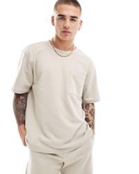 Only & Sons - Relaxed Fit Textured T-shirt Co-ord - Lyst