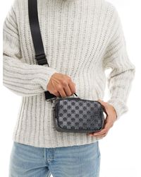 ASOS - Cross Body Camera Bag With Checkerboard Emboss - Lyst
