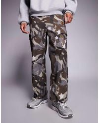 Aape By A Bathing Ape - Aape By A Bathing Ape Loose Fit Cargo Trousers - Lyst