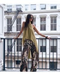 Lioness - Exclusive Horseshoe Barrel Leg Jeans - Lyst