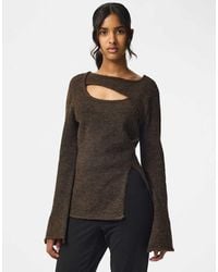 Pieces - Knitted Pullover - Lyst