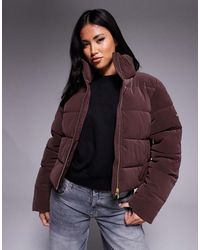 Barbour - Hudson Velvet Touch Puffer Jacket - Lyst