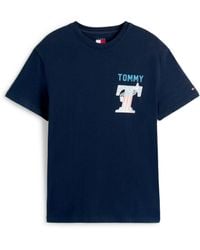 Tommy Hilfiger - Usa Script Backprint T-shirt - Lyst