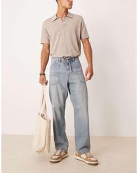 ASOS - baggy Jeans With Drawstring - Lyst
