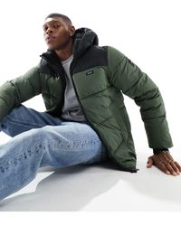 Calvin Klein - Crinkle Nylon Colourblock Puffer Jacket - Lyst
