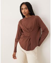 ASOS - – tailliertes, langärmliges oberteil - Lyst