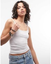Collusion - Spaghetti Strap Fitted Tank Top - Lyst