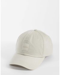 BOSS - Derrel - casquette à logo ton sur ton - beige - Lyst
