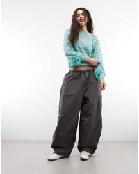 Collusion - Balloon Leg Pant With Tie Waist - Lyst