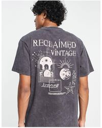 Reclaimed (vintage) - T-shirt style skate à imprimé mystique - Lyst