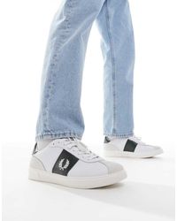 Fred Perry - Sneakers Van Leer En Suède - Lyst