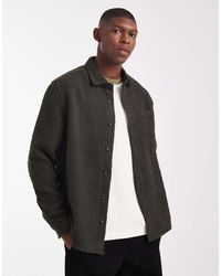 ASOS - Boucle Overshirt - Lyst